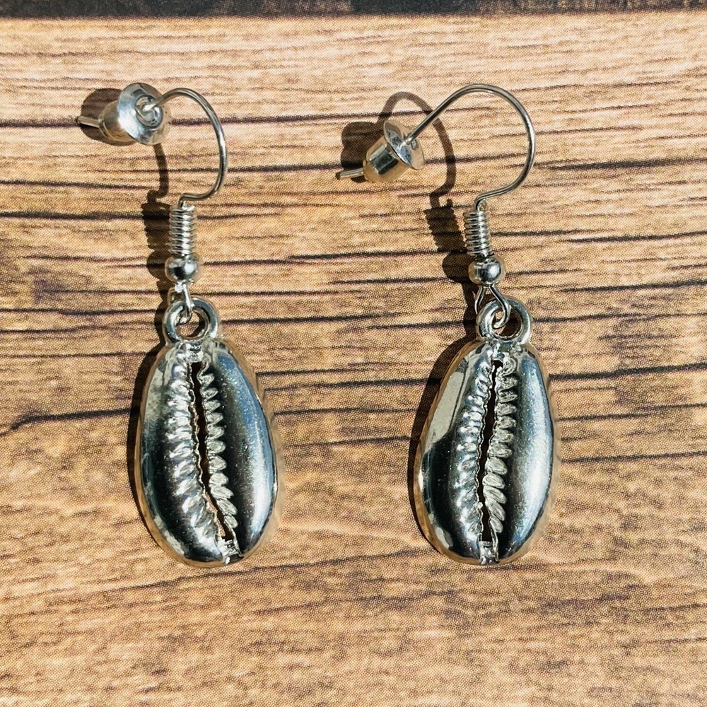 3 For $25 Silver Tone Puka Shell Earrings “ You Pick 3 “